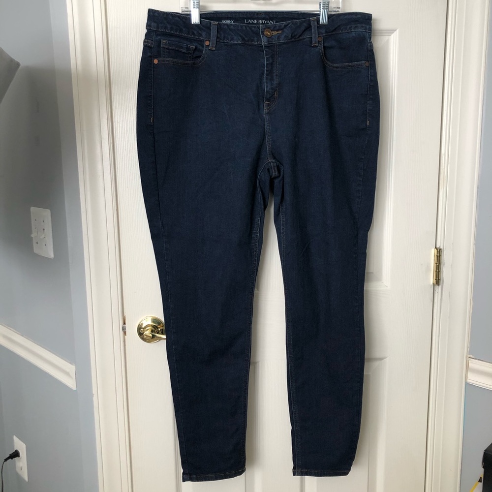 Lane Bryant Skinny Jeans Dark Wash 18R